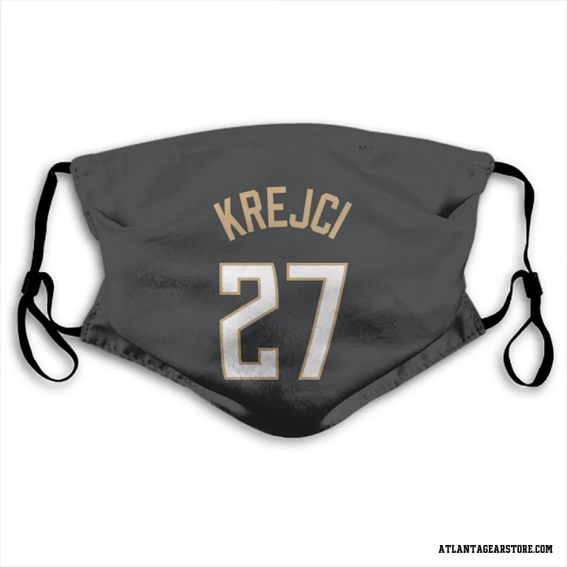 Black Atlanta Hawks  Vit Krejci  Face Mask (With 2 Free PM2.5 Filters)