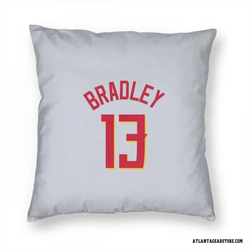 White Atlanta Hawks  Tony Bradley Pillow Cover (18 X 18)